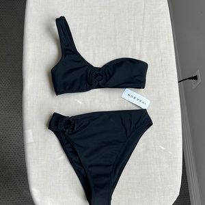 Never worn before! Pacsun one shoulder high waisted bikini size XS